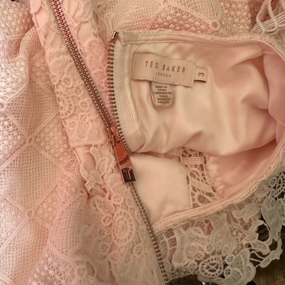 Ted baker Elegant Pink Lace Dress - Picture 9 of 10